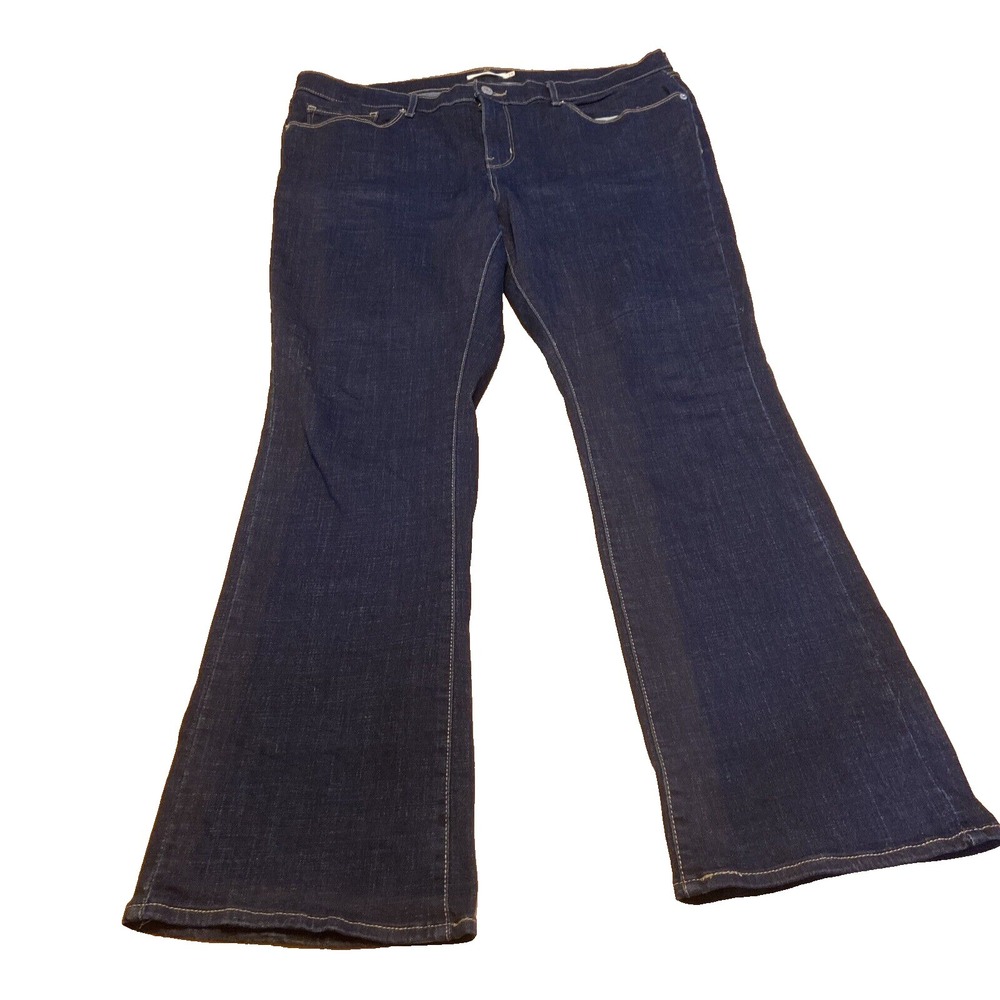 Levi's Women's Jeans Size 18 Classic Bootcut Stretch Denim Blue Pants